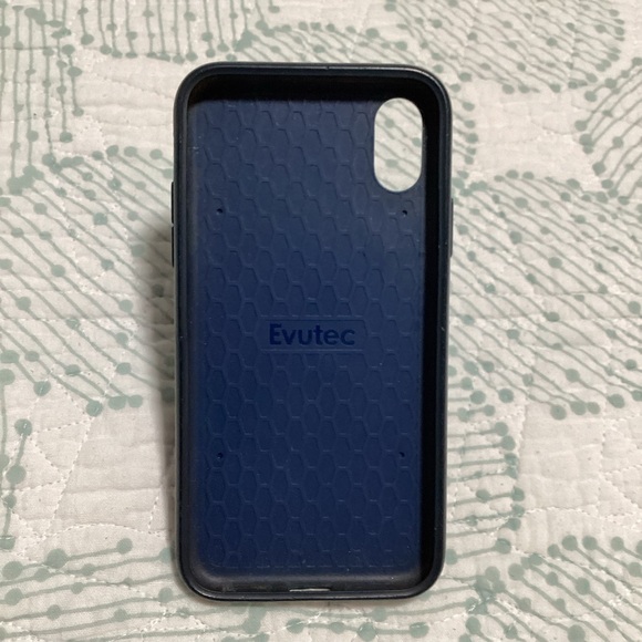 Navy Blue Phone Case with car grip - Picture 1 of 2